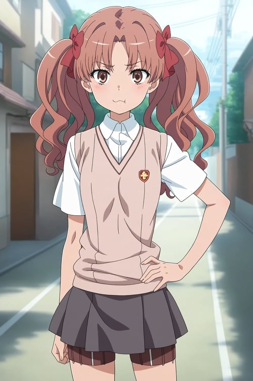 Kuroko Shirai (白井 黒子) - A Certain Scientific by Katori Konoe on Tensor.Art
