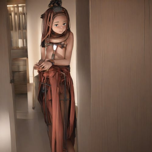 Himba Tribal Costume by Invisidude on Tensor.Art