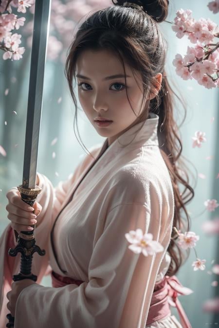 Sword Sakura (Photographic Style) by SHM AI on Tensor.Art