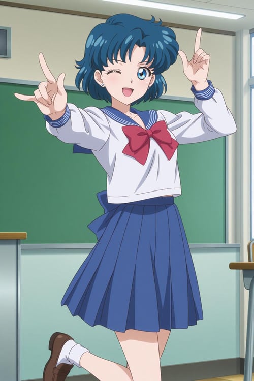 Ami Mizuno 水野 亜美 / Sailor Mercury (Sailor Moon) by Ttan on Tensor.Art