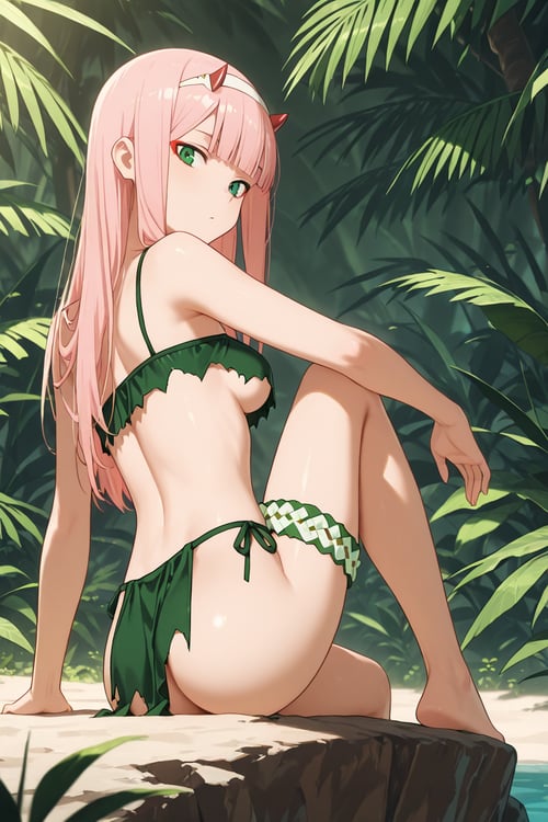 Sexy jungle dress by Min on Tensor.Art