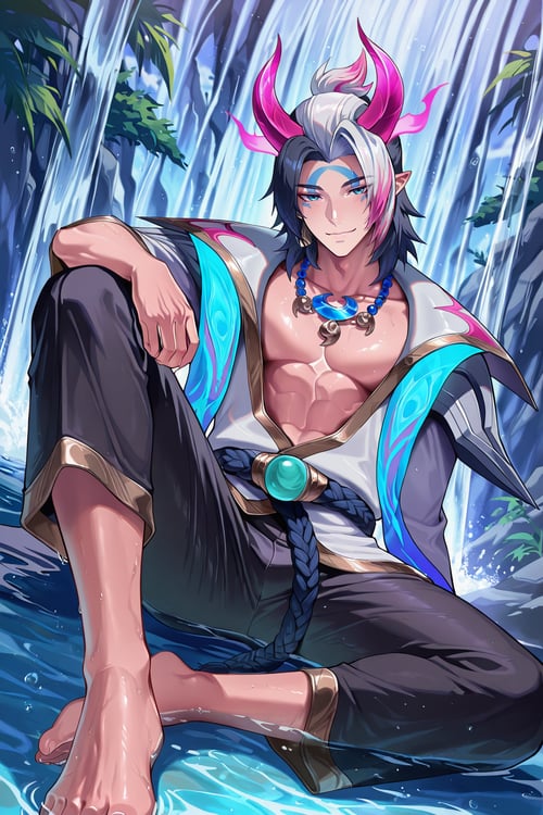 Spirit Blossom Aphelios - League of Legends by Lineko on Tensor.Art