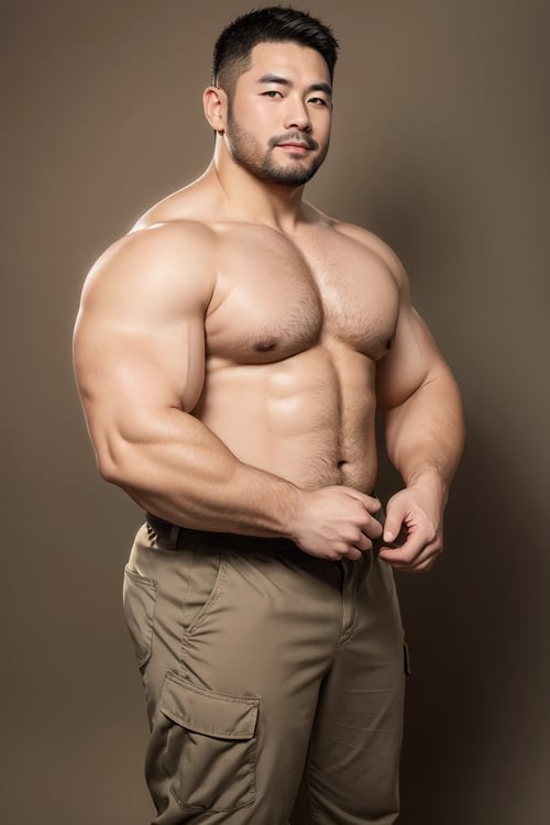 肌肉壮熊胖熊（年轻版）_male_type_男性肌肉帅哥 by 你的虚拟男朋友 on Tensor.Art