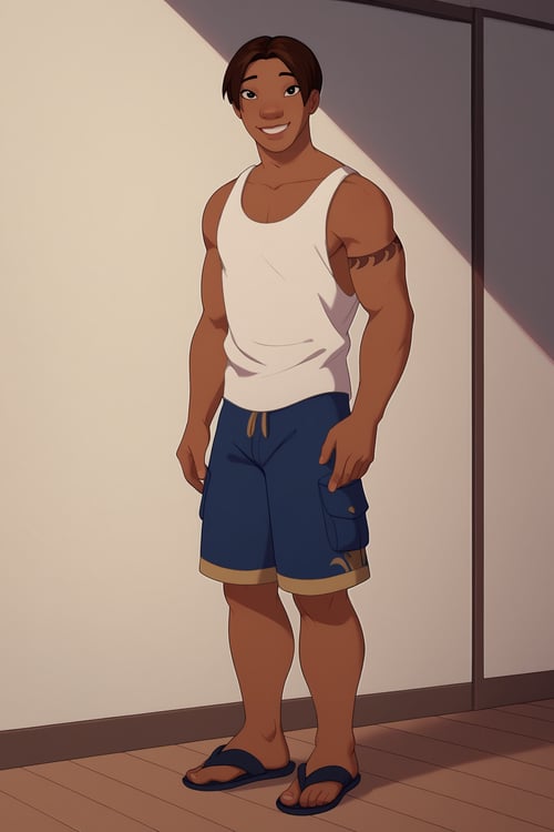 David Kawena (Lilo & Stitch) - Comission LoRA Pony by KillerUwU13_AI on Tensor.Art