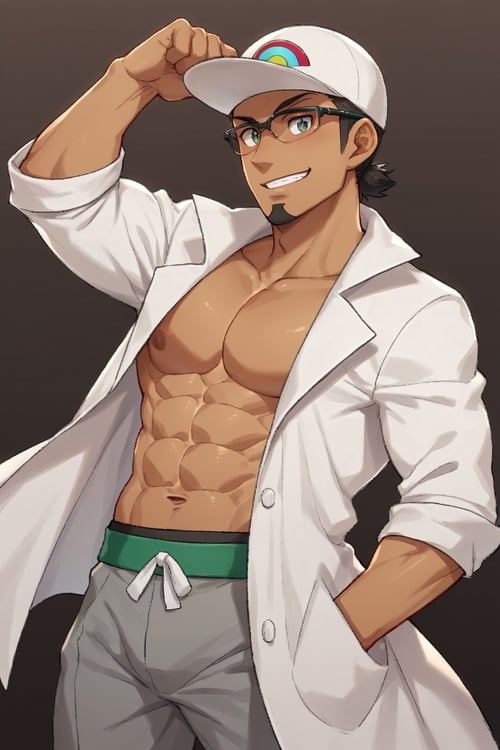 Professor Kukui | Pokémon Sun & Moon (PonyXL) by Blake - Can't Take a Break 😁✌️ on Tensor.Art