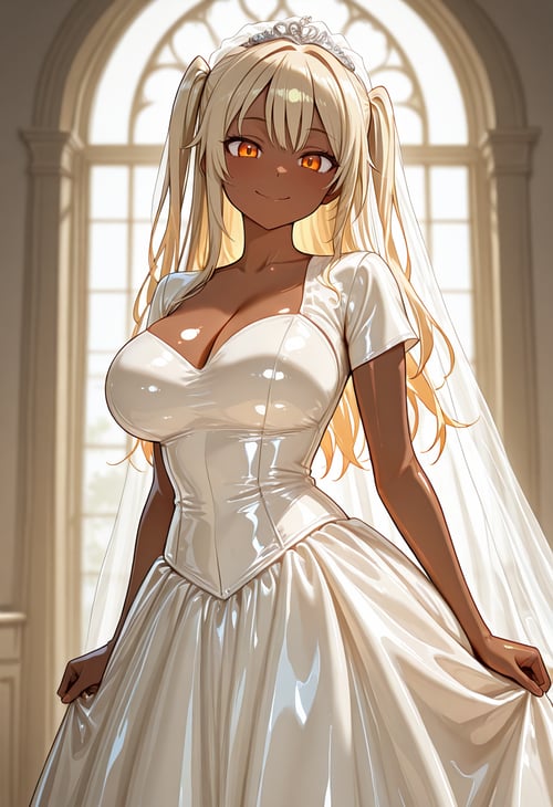 Latex Wedding Dress by miaomiao on Tensor.Art