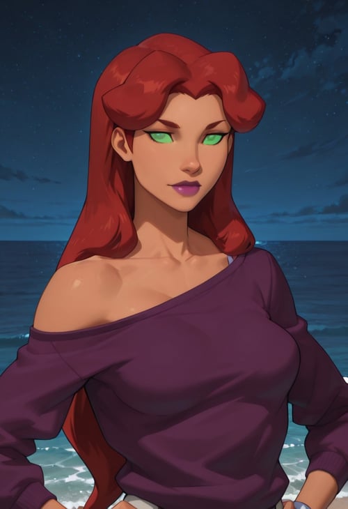 Starfire | Teen Titans vs Justice League by T3rryMcg1nn1s on Tensor.Art