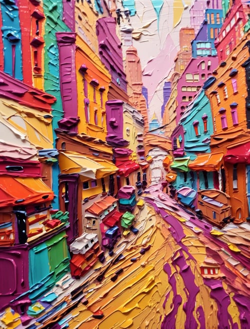thick impasto painting by PetroUA on Tensor.Art