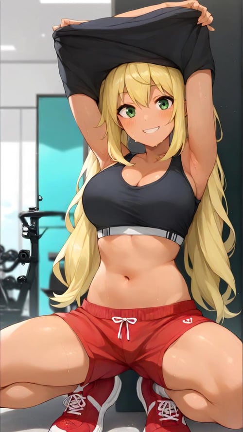 Sakura Hibiki 紗倉 ひびき (Dumbbell Nan-Kilo Moteru?) by Silly Specialist on Tensor.Art