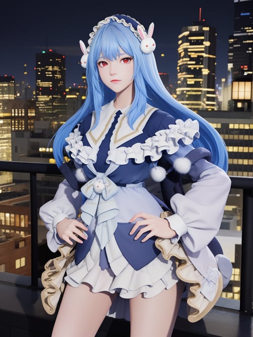 王者荣耀_嫦娥_暖冬·兔眠_Honor of kings_Chang'E by 很有精神的森下下士 on Tensor.Art