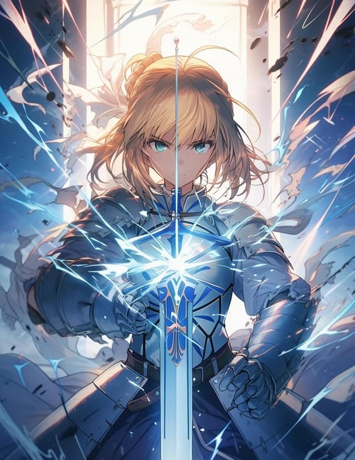 Saber-阿尔托莉雅-呆毛王 by 起风了AI漫画 on Tensor.Art