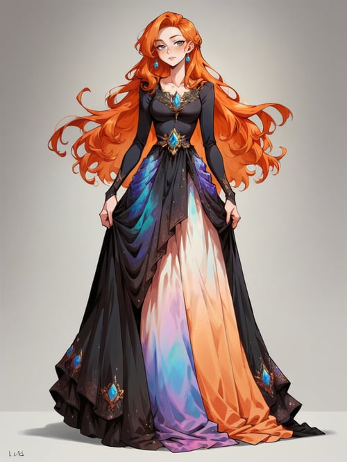 Black Opal Dress by miaomiao on Tensor.Art