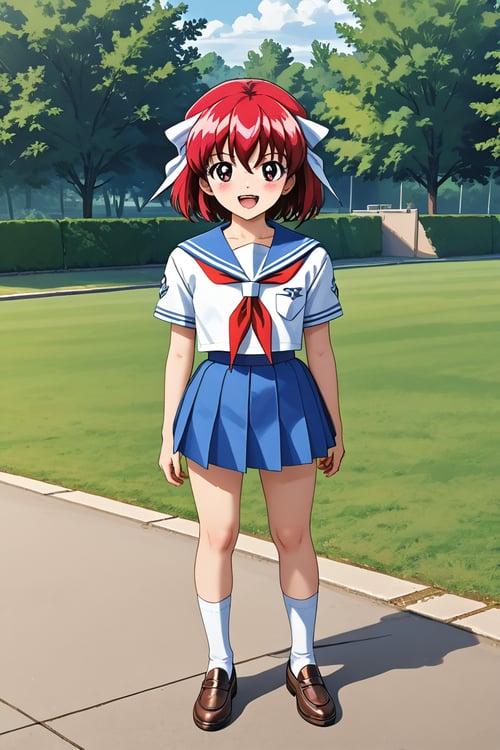 Kurenai Mishina PONY Ryusei Sentai Musumetto by soyagradable on Tensor.Art