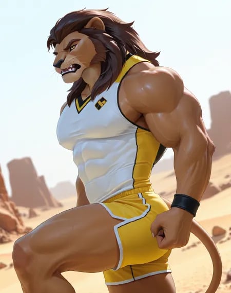 Lionman (Egyxos) (NoobAI) (AD) by user_720431629750874608 on Tensor.Art