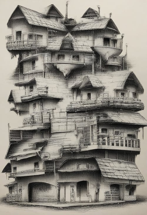 Tiny Buildings by user_715364143867288035 on Tensor.Art