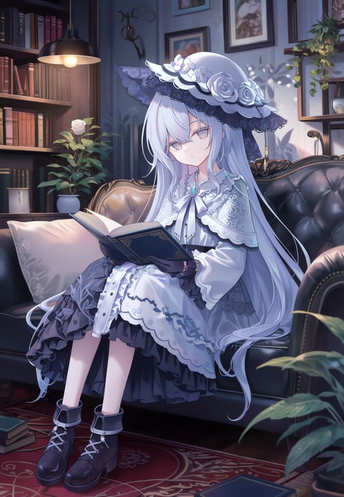 tsukishiro_yuki月代雪【魔法少女ノ魔女裁判】 by hans on Tensor.Art