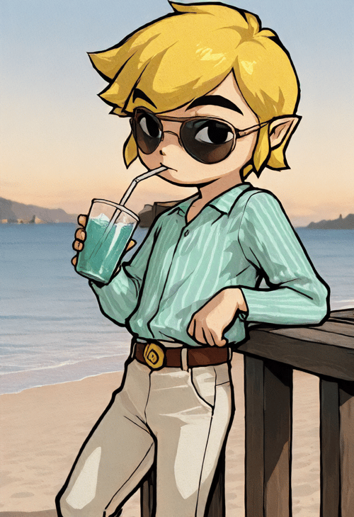 [WIND WAKER] Toon Link - Toon Zelda - Tetra [Illustrious Character + Style LoRA] by booboobaabaa on Tensor.Art