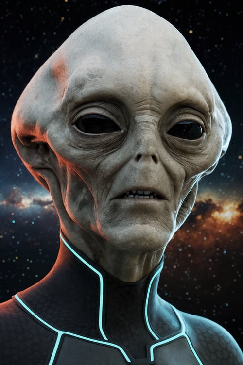 GRAY ALIEN by XOBTRA on Tensor.Art