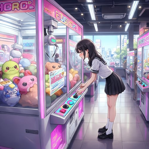 girl like claw machine by 鬼畫符 on Tensor.Art