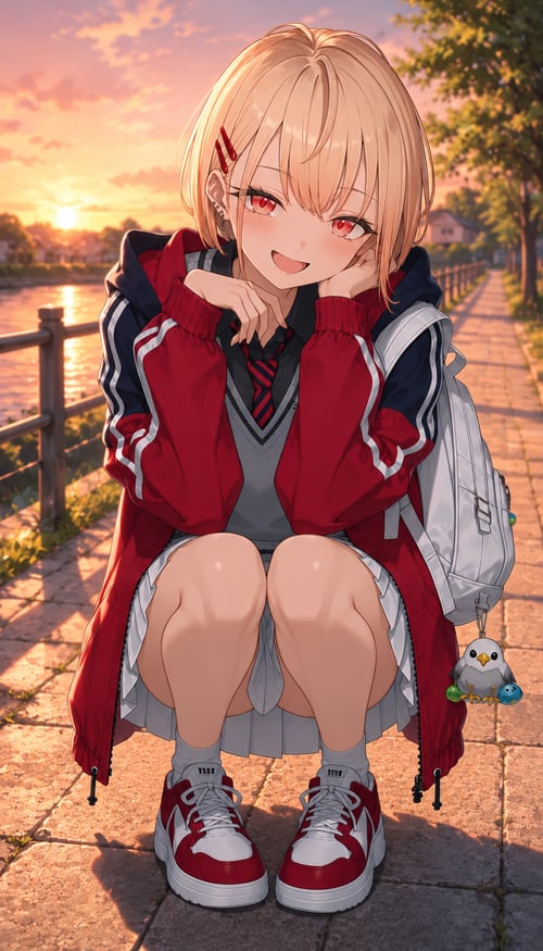 [Anima] Minamo Madoka - Nijisanji (1 outfit + hoodie off variant) by Min on Tensor.Art