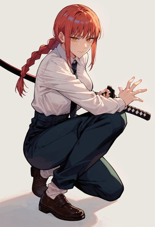 (PonyXL pose) Battoujutsu (ready to draw sword pose) | 居合 · 抜刀 by Akiseki on Tensor.Art