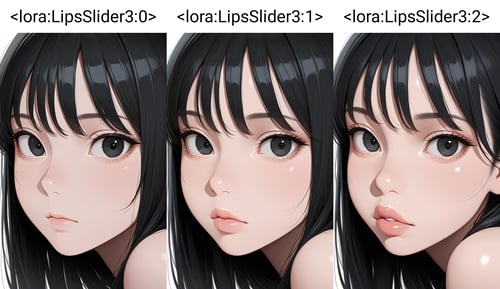 Lips size slider by Maruhashi on Tensor.Art