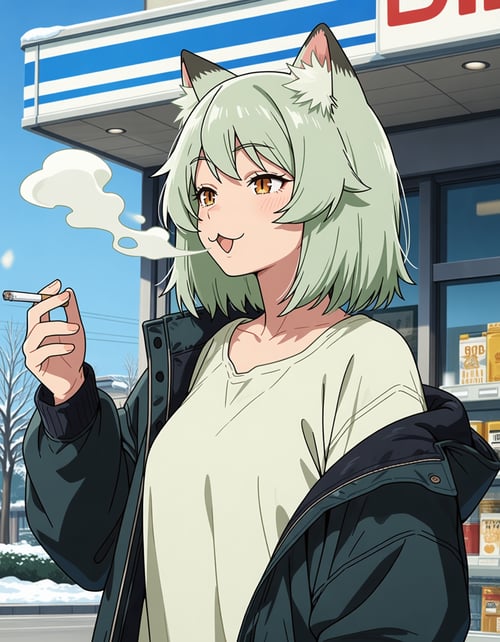 Yaniko Satou 佐藤ヤニ子 Yani Neko by soralz on Tensor.Art