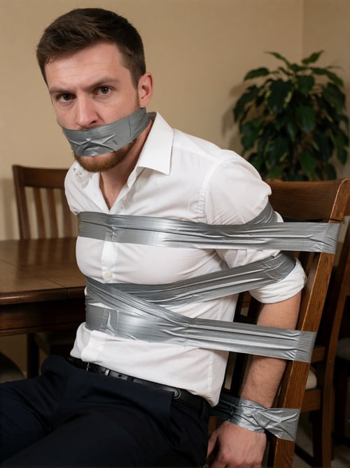 Tape Bondage by Neuroger on Tensor.Art