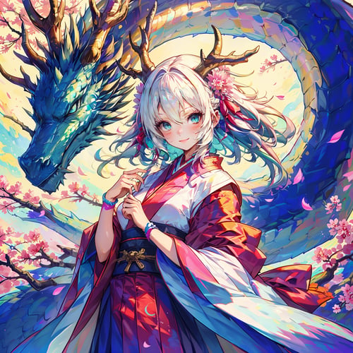 HEZI_巨龙少女 by 盒子 on Tensor.Art