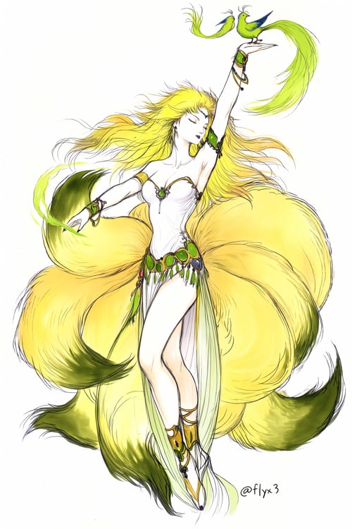 [Anima] Yoshitaka Amano/天野喜孝，最终幻想/FINAL FANTASY by flyx3 on Tensor.Art
