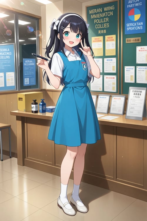 Malaysian School Uniform (Pinafore Dress) by Alicelingmika on Tensor.Art
