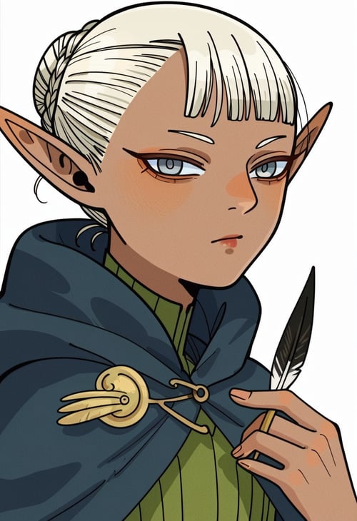 (PonyXL style) Dungeon Meshi Race Swap Portrait Chart Style (Kui Ryoko) | 迷宫饭 种族交换头像风格(九井諒子)| ダンジョン飯 ポートレートスタイル by Akiseki...