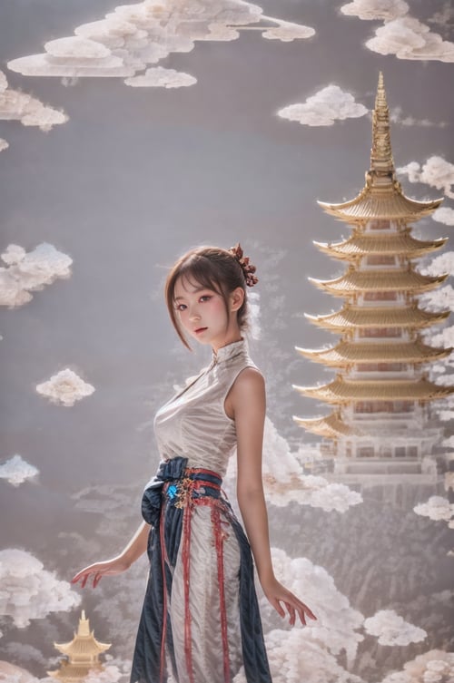 幻想汉服-仙凡之境 by 呱唧呱唧 on Tensor.Art