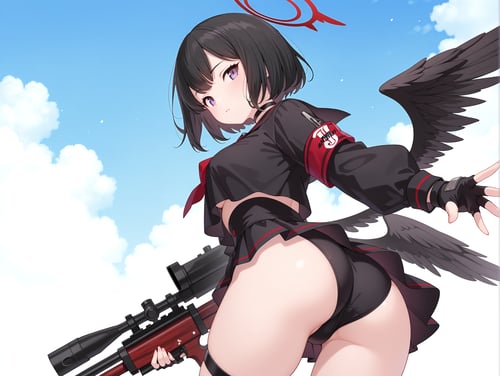 【Illustrious】 静山 マシロ ブルーアーカイブ (Shizuyama Mashiro)( by sg5e3 on Tensor.Art
