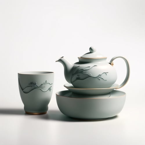 设计-中式茶具-ChineseTeaSet by 师叔 on Tensor.Art