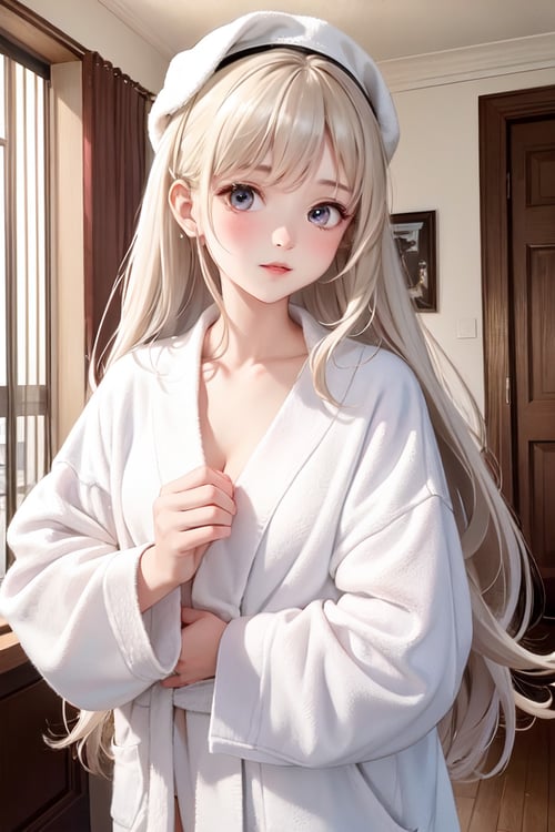 White Bathrobe | 白色浴袍 （Kui） by miaomiao on Tensor.Art