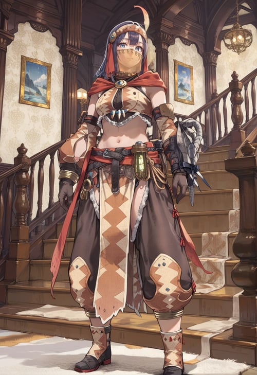 Monster Hunter-Kulu-Ya-Ku Armor(クルル装備)illust/pony by miaomiao on Tensor.Art