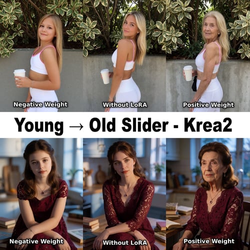 Young → Old Slider - Krea2 by Shopon_skp on Tensor.Art