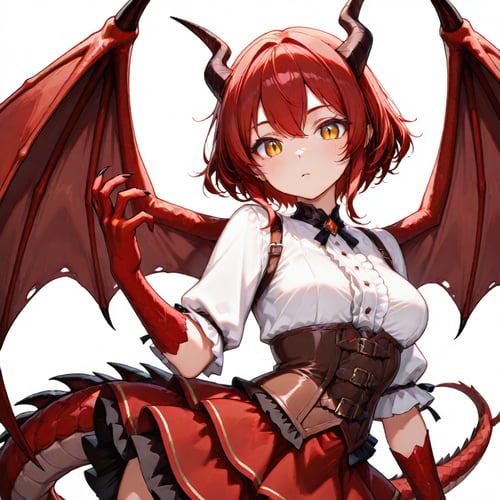 オリジナルAIキャラ Dragonewt Girl セラフィナ・ドラコニス by スライムナイト on Tensor.Art