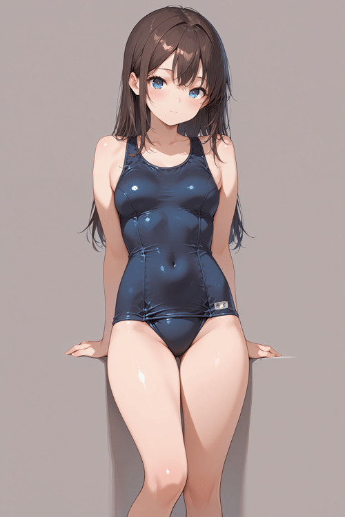旧旧スクール水着/more old school swimsuit by yy on Tensor.Art