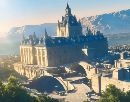 Anime Fantasy Architecture (Buildings) (NoobAI) (AD) by Min on Tensor.Art