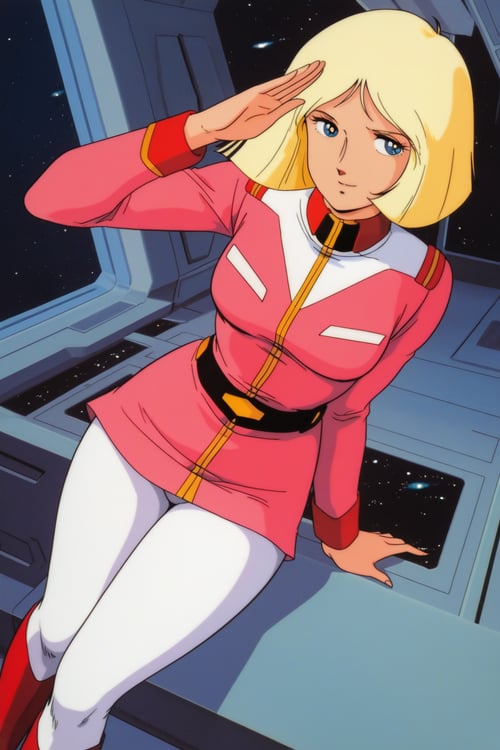 Sayla Mass セイラ・マス  Mobile Suit Gundam 機動戦士ガンダム by user_853931801855396637 on Tensor.Art