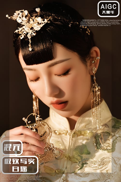 混元极致写实-白瑶 by 大黑牛AI on Tensor.Art