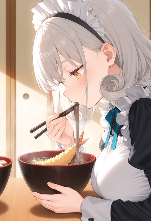 soba / shrimp tempura / 年越しそば / 天ぷらそば / 大晦日 / 蕎麦 by nnk245 on Tensor.Art
