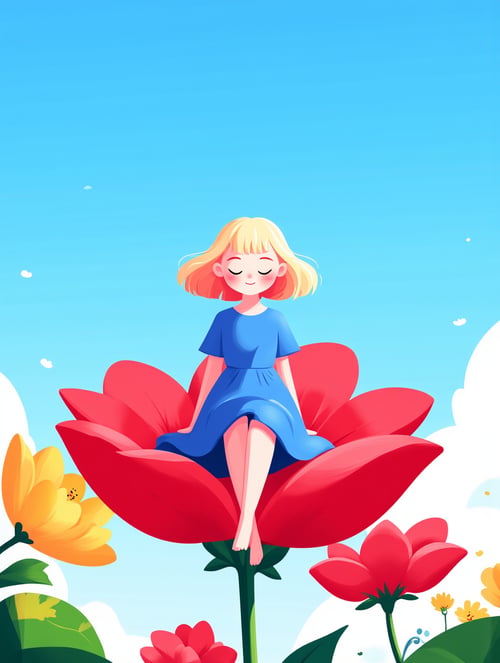  Character illustrations Flat and minimal style by Lol on Tensor.Art