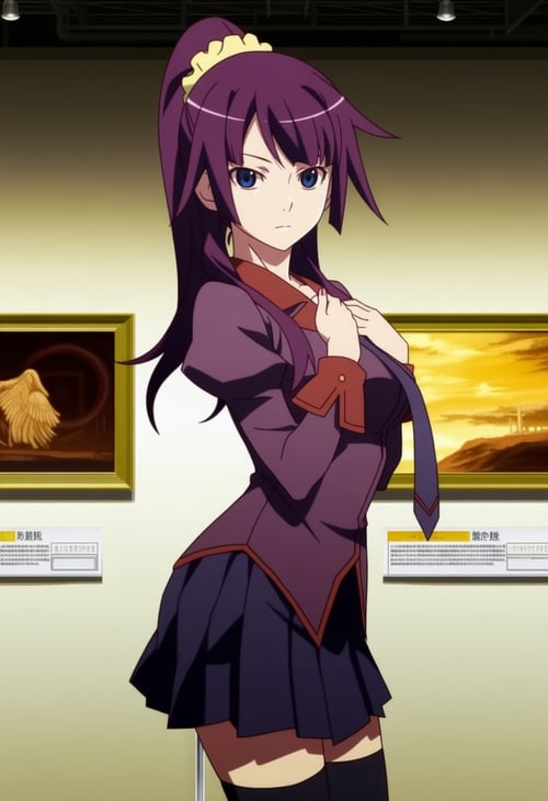 Hitagi Senjougahara (戦場ヶ原 ひたぎ) - Monogatari Series by Hot Anime Girls on Tensor.Art