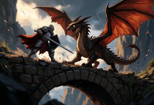 dndstyle — D&D fantasy illustration by inknoir on Tensor.Art