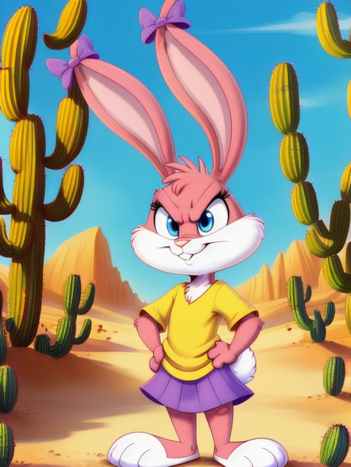 Babs Bunny (Tiny Toon Adventures) by KitsuneGirl on Tensor.Art