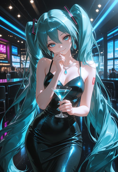 Hatsune Miku (初音ミク) - Vocaloid (ボーカロイド) by Min on Tensor.Art