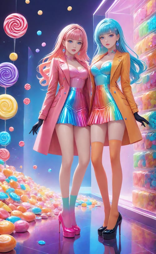 阿芙蕾娅-糖果女孩（双子模型二） by 纳兰芸诗是阿芙蕾娅 on Tensor.Art